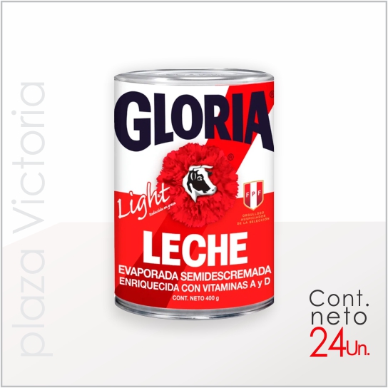 Leche Gloria Light x 400ml